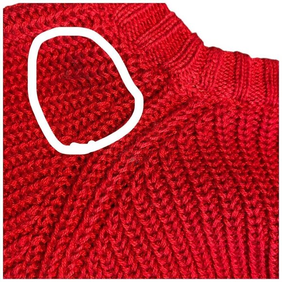 John Bartlett $60 NWT Consensus Red Pullover Crew Neck Sweater Mens Sz L - Picture 7 of 7